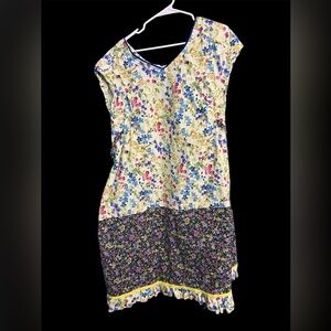 🌸✨ Handmade Floral Cottagecore Dress Anthropologie Style Boho Prairie Garden 👗💐